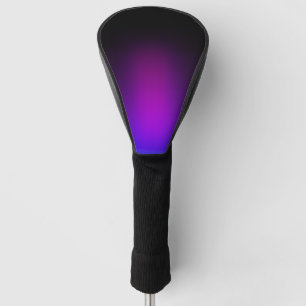 Couvre-club De Golf Gradient violet noir