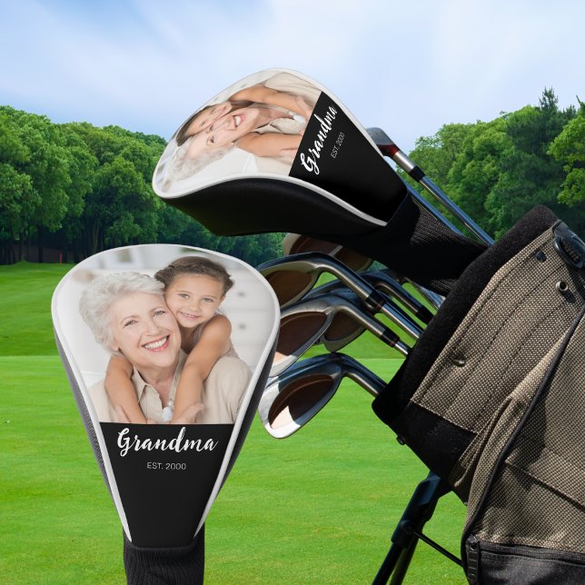 Couvre-club De Golf Grand-mère a établi une photo de script moderne (Créateur téléchargé)