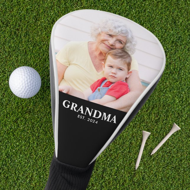 Couvre-club De Golf Grand-mère a établi une photo de script moderne (Créateur téléchargé)