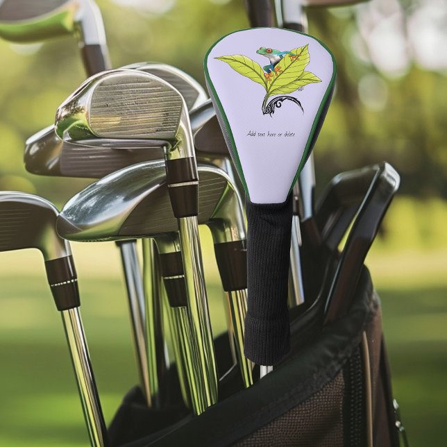 Couvre-club De Golf Grenouille à arbre rouge (Créateur téléchargé)