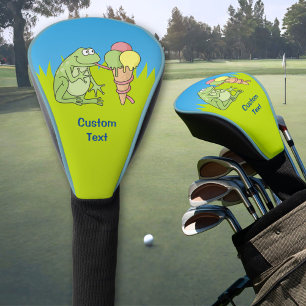 Couvre-club De Golf Grenouille à crème glacée