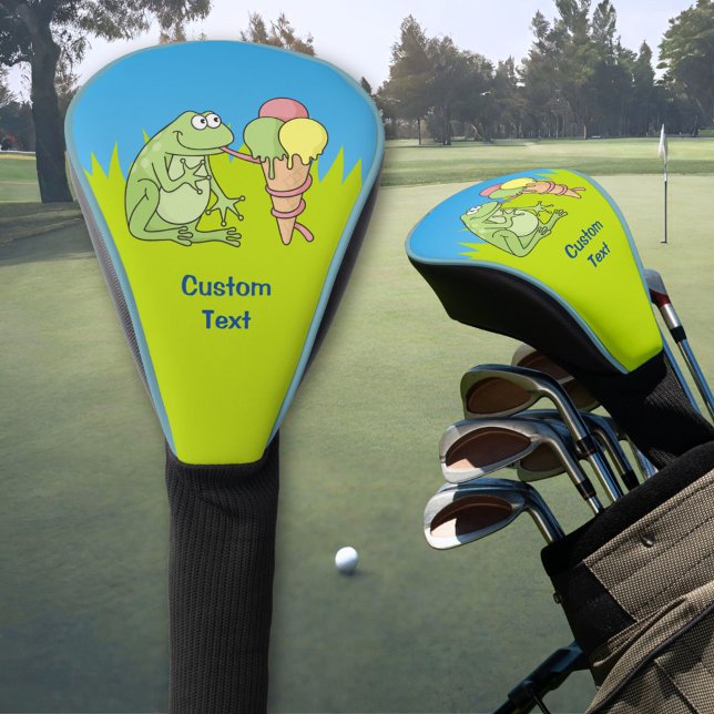 Couvre-club De Golf Grenouille à crème glacée (Créateur téléchargé)