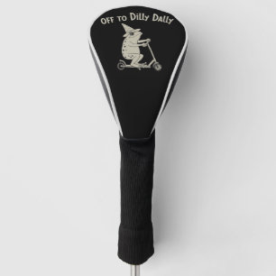 Couvre-club De Golf Grenouille Dilly Dallying Née Pour Dilly Dally Sil