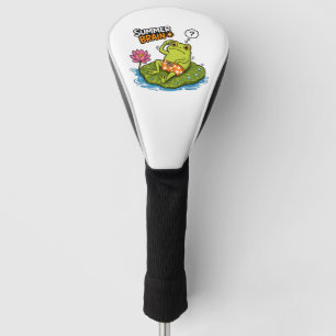 Couvre-club De Golf Grenouille drôle Été Cerveau Dessin animé de greno