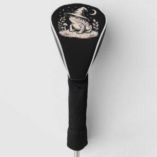 Couvre-club De Golf Grenouille ensorcelée vintage Halloween Goblincore