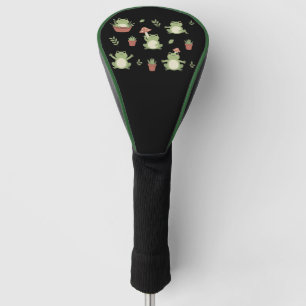 Couvre-club De Golf Grenouille Mignonne Cadeau pour Amateur de Grenoui