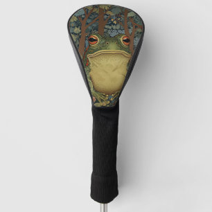 Couvre-club De Golf grenouille vintage de la forêt de boho