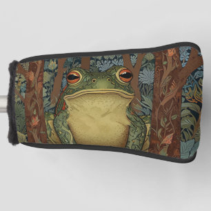 Couvre-club De Golf grenouille vintage de la forêt de boho
