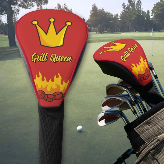 Couvre-club De Golf Grill Queen Crown (Créateur téléchargé)