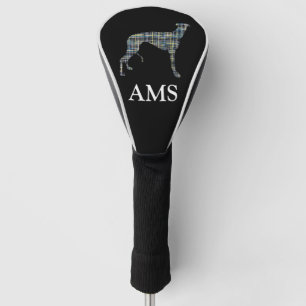 Couvre-club De Golf Grille Y&B Silhouette de chien de lurcher