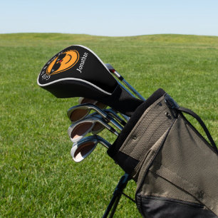 Couvre-club De Golf Grip It and Rip It Orange Happy Face Lunettes de s
