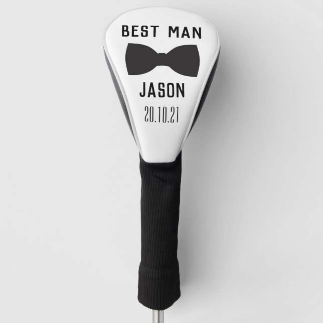 Couvre-club De Golf Groom Best Man Wedding Party Cadeau (Devant)