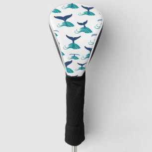 Couvre-club De Golf Grotte bleue Vagues Grotte Mer Animal Marine