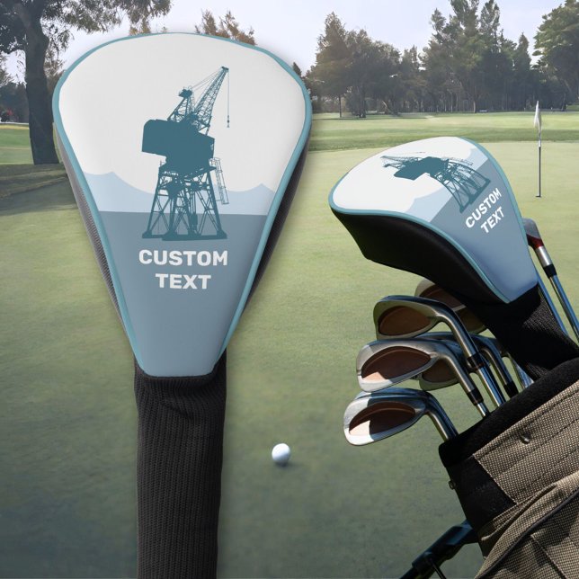 Couvre-club De Golf Grue du chantier naval (Créateur téléchargé)