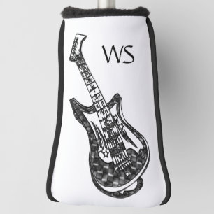 Couvre-club De Golf Guitare électrique Monogram Golf Head Cover