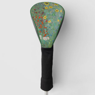 Couvre-club De Golf Gustav Klimt - Jardin de campagne avec tournesols