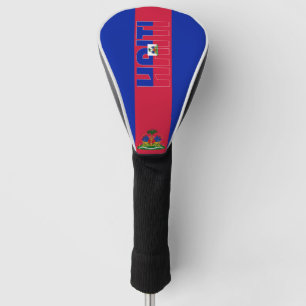 Couvre-club De Golf Haïti Drapeau magnifique patriotique