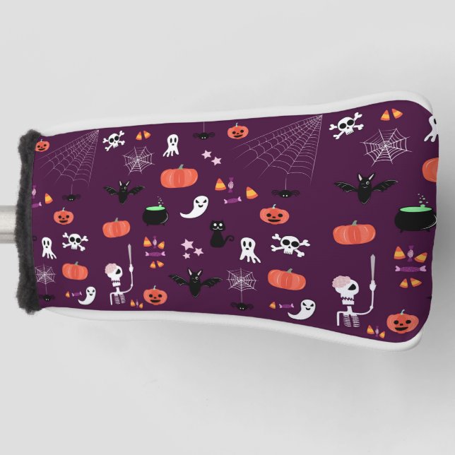 Couvre-club De Golf Halloween (Devant)