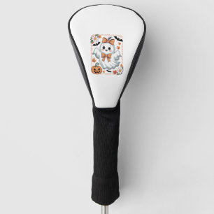 Couvre-club De Golf Halloween éffrayant Lace Ghost