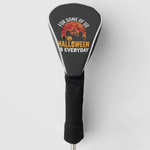 Couvre-club De Golf Halloween est tous les jours Lune de cimetière eff