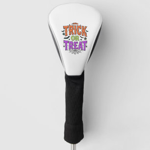 Couvre-club De Golf Halloween Farce Traitement Drôle Toile d'Araignée 