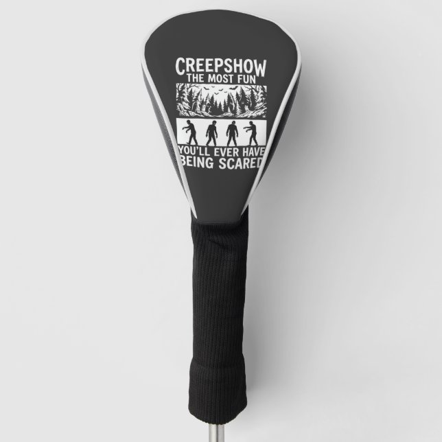 Couvre-club De Golf Halloween Zombie Scared Horror Vector Design_1 (Devant)