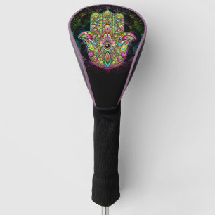 Couvre-club De Golf Hamsa Fatma Main Psychedelic Art