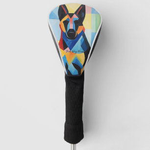 Couvre-club De Golf Happy German Shepherd Dog 03 - Kaori