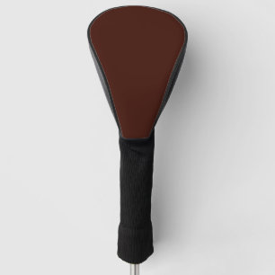 Couvre-club De Golf Haricot noir (couleur solide)