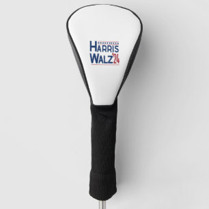 Couvre-club De Golf Harris et Walz 2024 Election Pairing