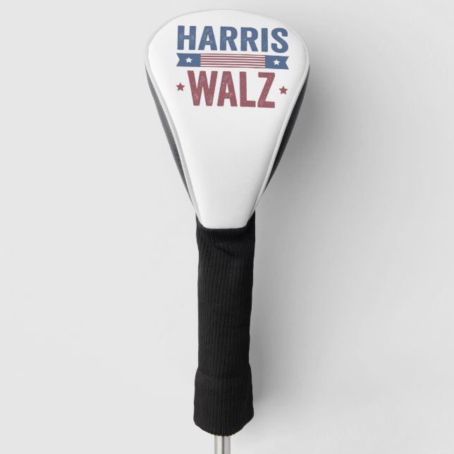 Couvre-club De Golf Harris Walz 2024 Election Kamala Tim Waltz America (Devant)