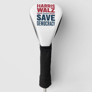Couvre-club De Golf Harris Walz Sauver la démocratie