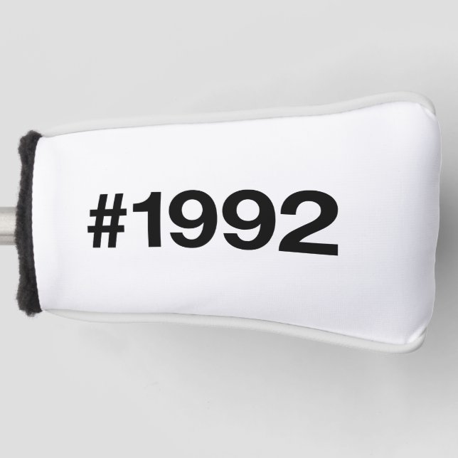Couvre-club De Golf Hashtag 33 Anniversaire 1992 (Devant)