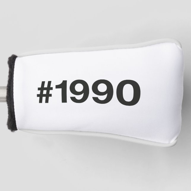 Couvre-club De Golf Hashtag 35 Anniversaire 1990 (Devant)