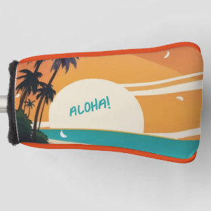 Couvre-club De Golf Hawaïen/Aloha/Tropical/plage
