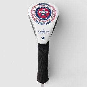 Couvre-club De Golf Hawaii State Circle Custom Golf Head Cover