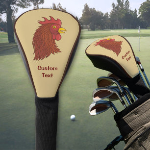 Couvre-club De Golf Head des Rooster