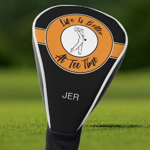 Couvre-club De Golf Heure de départ Golfeur Sports Humour Monogramme N