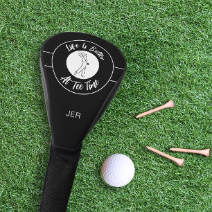 Couvre-club De Golf Heure de départ Golfeur Sports Humour Monogramme N