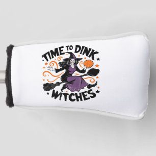 Couvre-club De Golf Heure de Dink Witts Halloween Pickleball Éffrayant