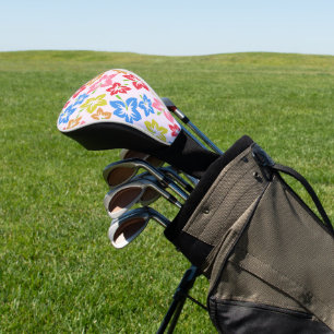 Couvre-club De Golf Hibiscus Coloré, Motif Des Fleurs