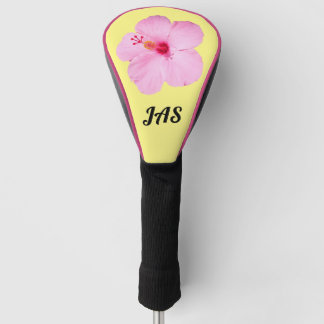 Couvre-club De Golf Hibiscus rose Fleur tropicale