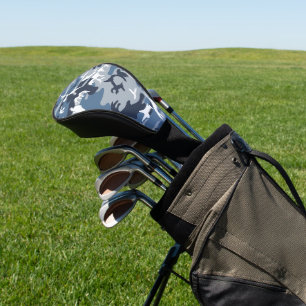 Couvre-club De Golf Hiver Camouflage bleu neige, Militaire, Armée