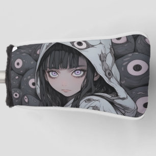 Couvre-club De Golf Horreur des yeux déplaisants Anime Girl