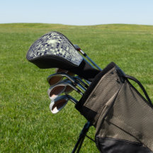 Housse de conducteur de club de golf en mosaïque d