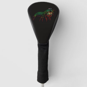 Couvre-club De Golf Housse de driver de golf Black 4 Luxe, crevette-ma