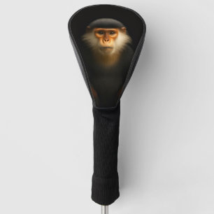 Couvre-club De Golf Housse de driver de golf Black 4 Luxe, Langur douc