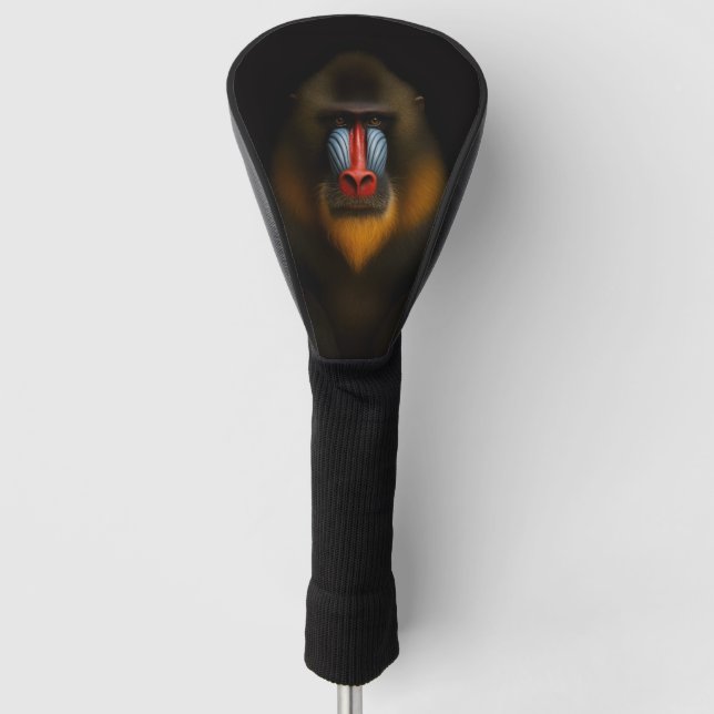 Couvre-club De Golf Housse de driver de golf Black 4 Luxe, Mandrill Si (Devant)