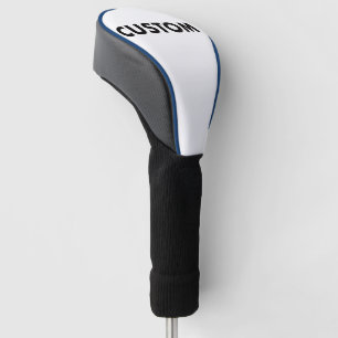 Couvre-club De Golf Housse de driver de golf personnalisée avec tuyaut