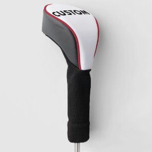 Couvre-club De Golf Housse de driver de golf personnalisée avec tuyaut